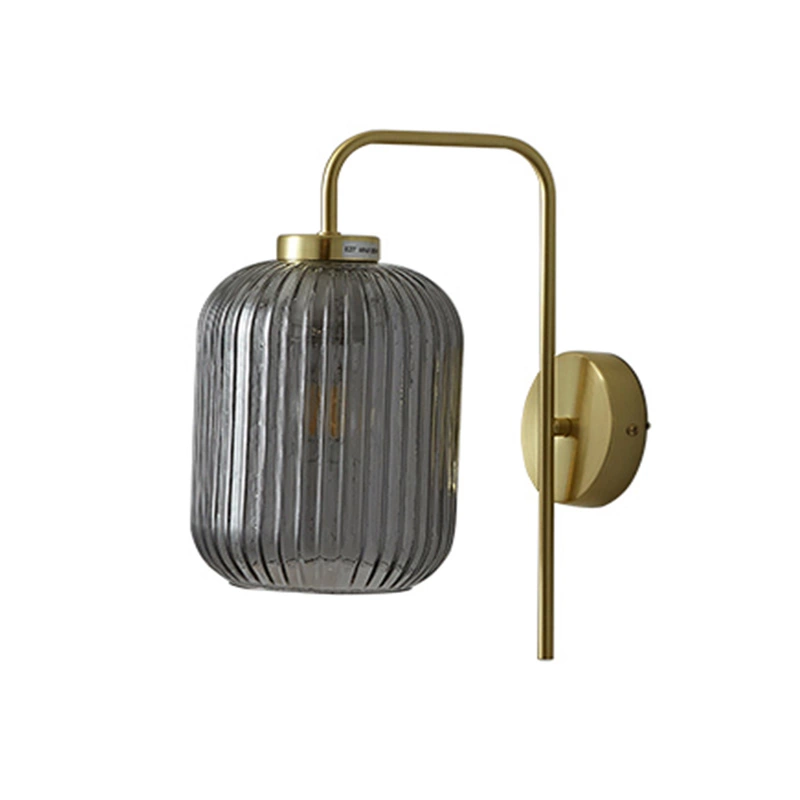 Indoor lecto vitreo moderno et calido muro lampadis